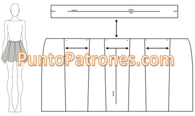 Falda Patron 240